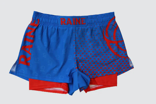 Mens Dynamite BJJ Shorts - Blue/Red