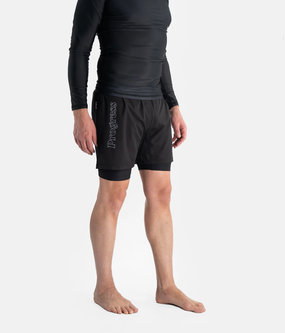 Flex Hybrid Shorts - Black