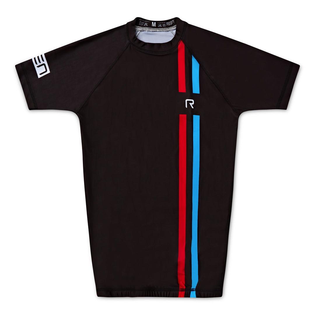 RACE RASHGUARD RED/BLUE