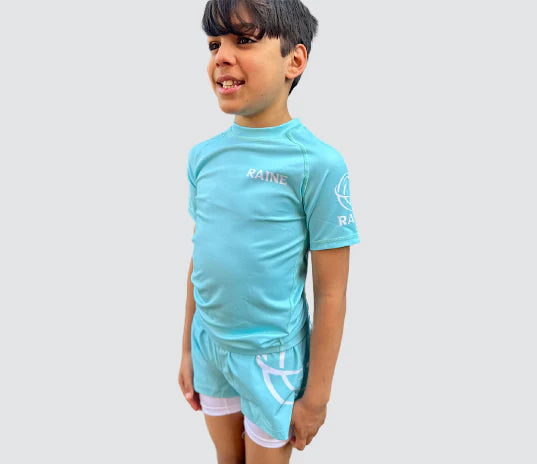 Kids Identity BJJ Rash Guard - Mint