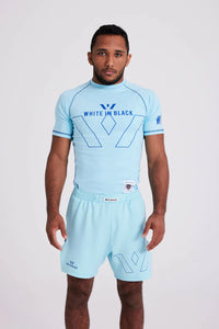 COLL1: Blue Rash Guard