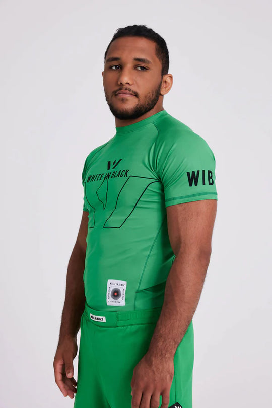 COLL1: Green Rash Guard